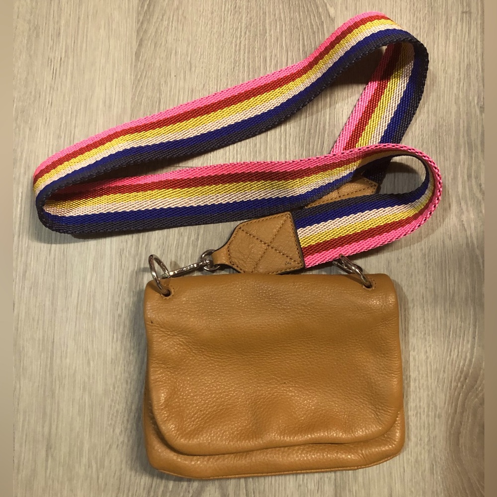 Vince Camuto Brown Leather Cross body bag